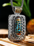 10K Buddha Chaozong Turquoise Sky Ball Pendant