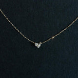 S925 Zircon Pendant Necklace Chain Party Jewelry Collares Bijoux