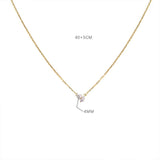 S925 Zircon Pendant Necklace Chain Party Jewelry Collares Bijoux