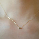 S925 Zircon Pendant Necklace Chain Party Jewelry Collares Bijoux