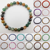 Tigereye Fluorite Sodalite Lapis Labradorite Rhodonite Bead Bracelet