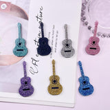 10pcs Arcylic Guitar Charms for DIY Earring Jewelry Making