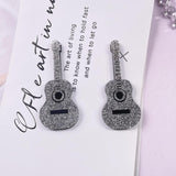 10pcs Arcylic Guitar Charms for DIY Earring Jewelry Making