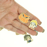 10pcs Cartoon Anime Drip Charm Earring Charms DIY Keychain Bracelet Pendant