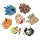 10pcs Cartoon Anime Drip Charm Earring Charms DIY Keychain Bracelet Pendant
