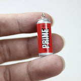 8Pcs Resin 3D Drink Can Beer Bottle Charm Pendant DIY Jewelry Findings