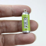 8Pcs Resin 3D Drink Can Beer Bottle Charm Pendant DIY Jewelry Findings