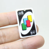 10Pcs/Lot Poker Card Resin Acrylic Charms DIY Jewelry Making Gift