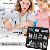 11PCS Sewing Machine Presser Foot Set Domestic Sewing Machine Feet Set