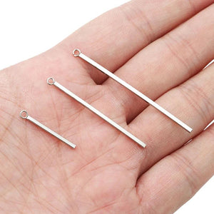 20pcs Stainless Steel Welding Ring Size 15mm-40mm for Earings Jewelry Making