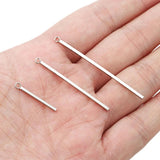 20pcs Stainless Steel Welding Ring Size 15mm-40mm for Earings Jewelry Making