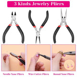 Jewelry Tool Kit Set Pliers Scissors DIY Equipment for Making & Repair