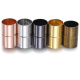 5pcs Brass Magnetic Clasps Buckle for Leather Cord Bracelet DIY