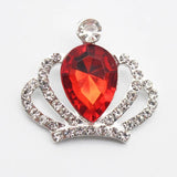 10 pcs Rhinestone Crown Silver Acrylic DIY Wedding Decoration