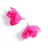 10Pcs Flower Shape Earrings Charms Tassel Pendant DIY Jewelry Making