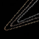 5M Rhodium Heart Shape Chains for Jewelry Making DIY