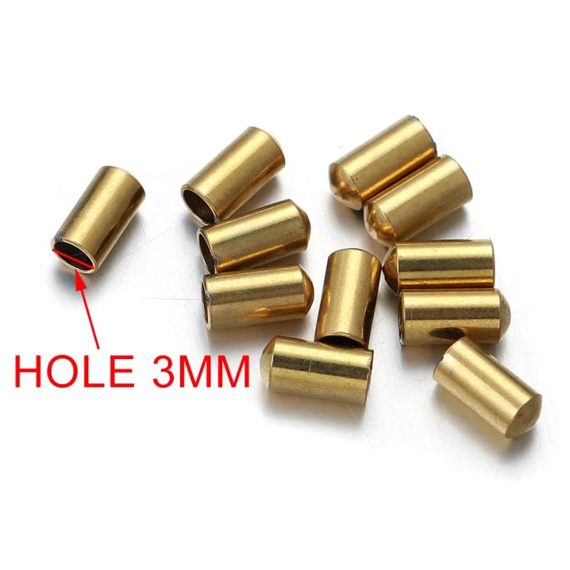10pcs Stainless Steel End Bead Caps for Necklace Bracelet
