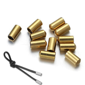 10pcs Stainless Steel End Bead Caps for Necklace Bracelet