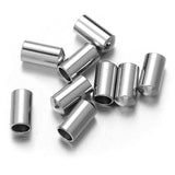 10pcs Stainless Steel End Bead Caps for Necklace Bracelet