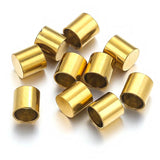 10pcs Stainless Steel End Bead Caps for Necklace Bracelet