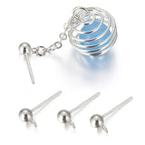 925 Sterling Silver Ear Studs Earring DIY Components
