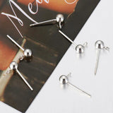 925 Sterling Silver Ear Studs Earring DIY Components