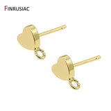 14K Plated Stud Earring Hooks Findings Components DIY Jewellery Craft