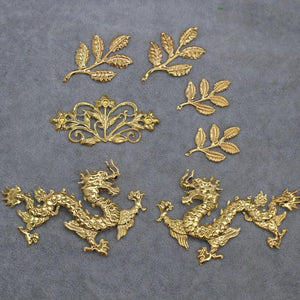 Phoenix Crown DIY Xiuhe Hairband Dragon Leaf