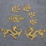 Phoenix Crown DIY Xiuhe Hairband Dragon Leaf