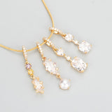 MB60 18k Plated Jewelry Accessories with Zircons Glass Charms 6pcs/lot