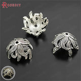 20PCS 15MM Zinc Alloy Bead Caps for DIY Jewelry Accessories
