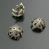 20PCS 15MM Zinc Alloy Bead Caps for DIY Jewelry Accessories