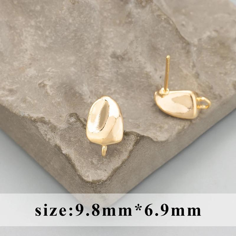 18k Rhodium Plated Copper DIY Earring Charms