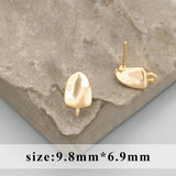 18k Rhodium Plated Copper DIY Earring Charms