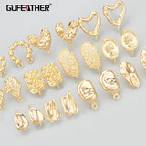 18k Rhodium Plated Copper DIY Earring Charms