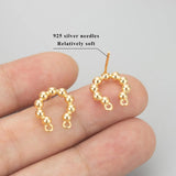 18k Rhodium Plated Copper DIY Earring Charms