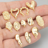 18k Rhodium Plated Copper DIY Earring Charms