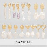 18k Rhodium Plated Copper DIY Earring Charms