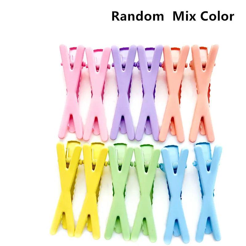 10/20pcs 4.5cm Metal Hairpins X Shape DIY Hair Clip Jewelry Making Accessories