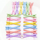 10/20pcs 4.5cm Metal Hairpins X Shape DIY Hair Clip Jewelry Making Accessories