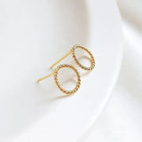 10MM Round Stud Earrings High Jewelry Making Supplies Diy Accessories