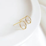 10MM Round Stud Earrings High Jewelry Making Supplies Diy Accessories