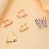 18K Silver Plated Earwire Fixtures for Anti-Allergy Earrings
