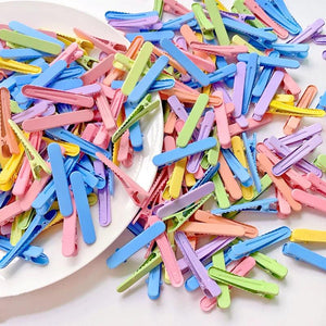 10/20pcs Candy Girls Hairclip Setting Base for DIY Hair Clip Jewelry Making