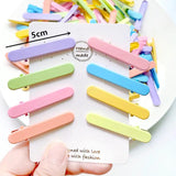 10/20pcs Candy Girls Hairclip Setting Base for DIY Hair Clip Jewelry Making
