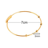 2pcs Stainless Steel Bracelet Open Bangles for Jewelry Making