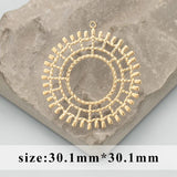 316L Stainless Steel Charms with Zircons for DIY Jewelry Making, 2pcs/lot