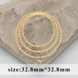 316L Stainless Steel Charms with Zircons for DIY Jewelry Making, 2pcs/lot
