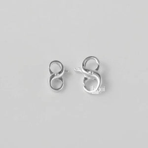925 Sterling Silver Eight Shape Clasps Hooks for DIY Bracelet Necklace Making