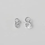 925 Sterling Silver Eight Shape Clasps Hooks for DIY Bracelet Necklace Making
